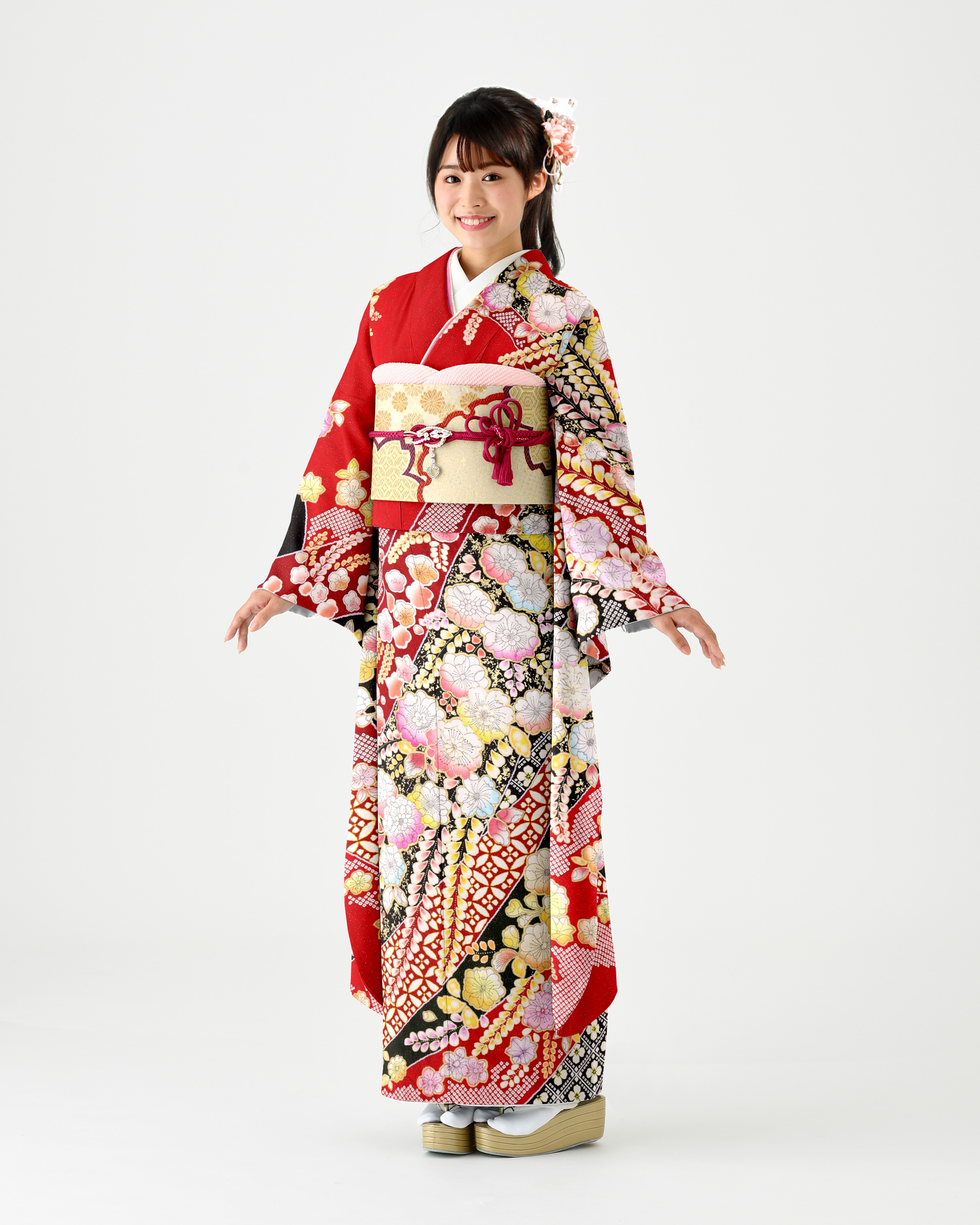 振袖仮絵羽辻が花